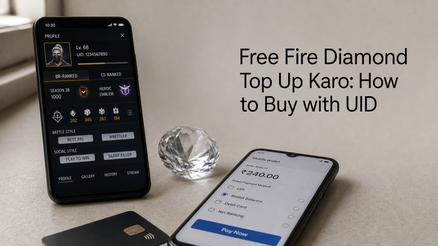 Free Fire Diamond Top Up Karo: How to Buy with UID