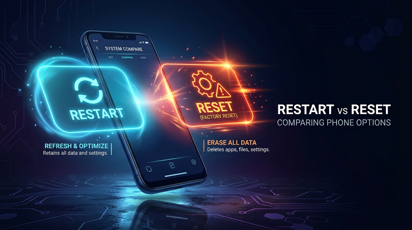 Restart vs Reset: What Is the Difference on Your Phone?